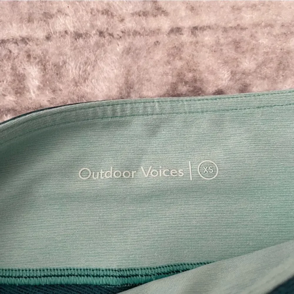 Outdoor Voices Spring Colorblock 7/8‎ Workout Athletic leggings XS